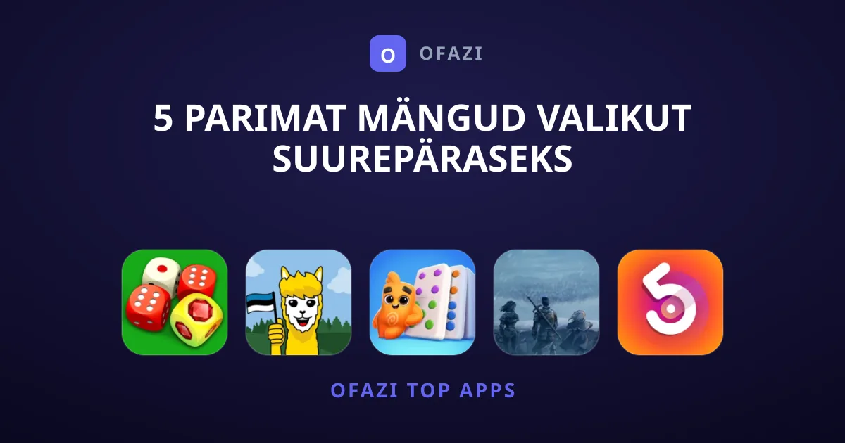 5 Parimat Mängud Valikut Suurepäraseks Meelelahutuseks